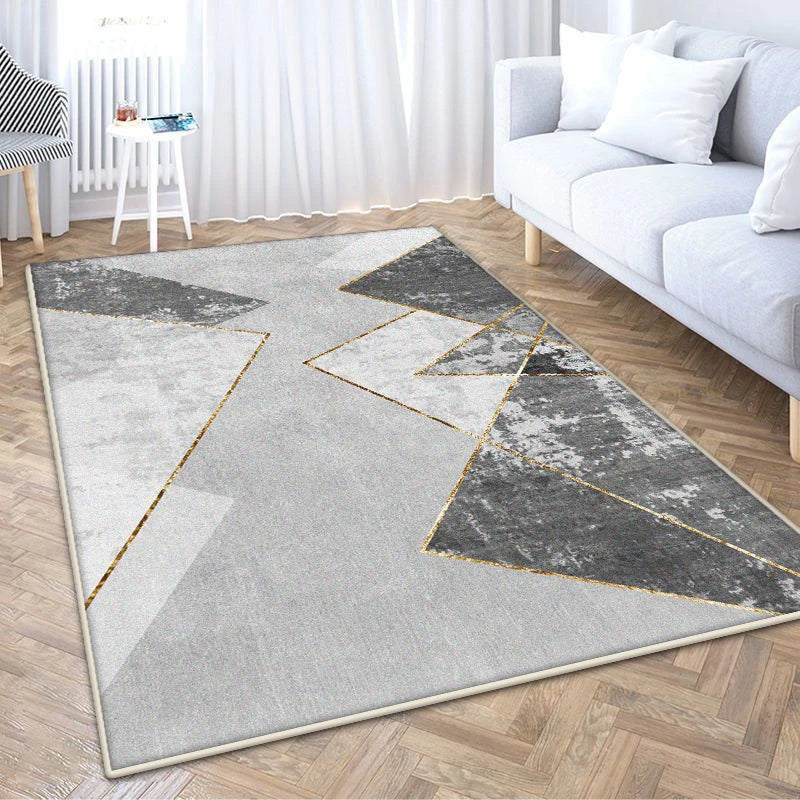 Navak Carpet Modern Geometric CARPET FOR LIVING ROOM Light Luxury Decoration Bedroom Easy Clean Rug 200x300 Large Area Lounge Antiskid Mats