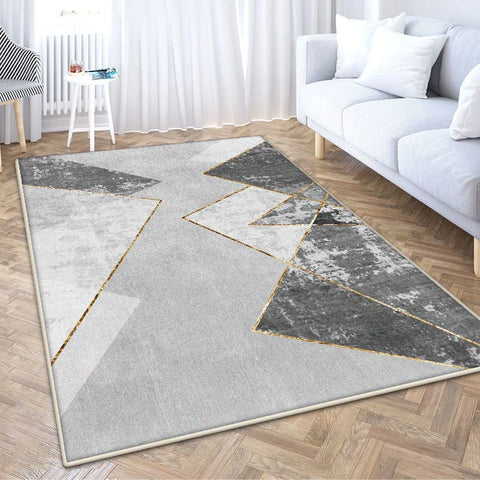 Navak Carpet Modern Geometric CARPET FOR LIVING ROOM Light Luxury Decoration Bedroom Easy Clean Rug 200x300 Large Area Lounge Antiskid Mats