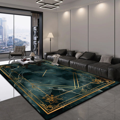 Navak Teppich Nordischer Luxusteppich Wohnzimmerdekoration Lounge Couchtische Rutschfeste große Teppiche 200x300 Faltbare weiche Matten für Schlafzimmer und Nachttische