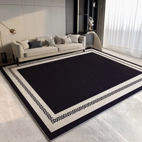Navak Carpet Exclusive Picks Cremefarbener Schlafzimmerteppich, schlichter Bett-/Tischkissenteppich, leichter Luxus-Wohnzimmerteppich, komplettes Sofa, Kaffee, Heimdekoration