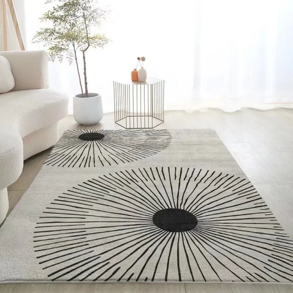 Navak Carpet Exklusive Auswahl Skandinavischer Stil Geometrischer Teppich Wohnzimmer Arbeitszimmer Tragbares Design Modernes Heimstudio Ins Style Space