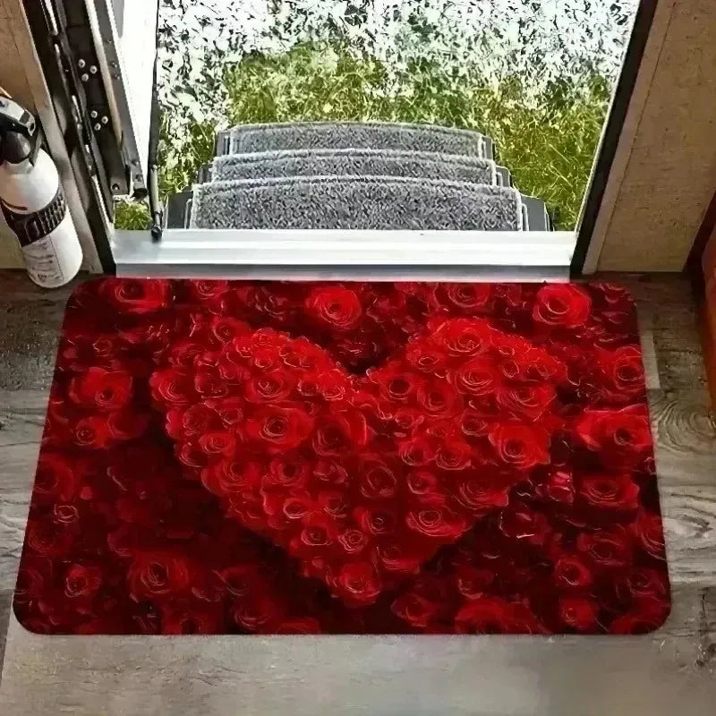 Navak Carpet 1PC Küchenteppich mit Charaktermuster, rutschfeste Fußmatten für Zuhause, Pop-Design, Badezimmerteppiche, Badematte, Teppich für Waschbecken, Wäschedekor