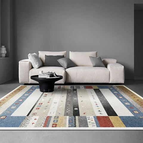 Navak Carpet Bohemian Persisch inspirierter Teppich für Wohnzimmer und Schlafzimmer, ethnisches Stammesdesign, weiche, rutschfeste Bodenmatte
