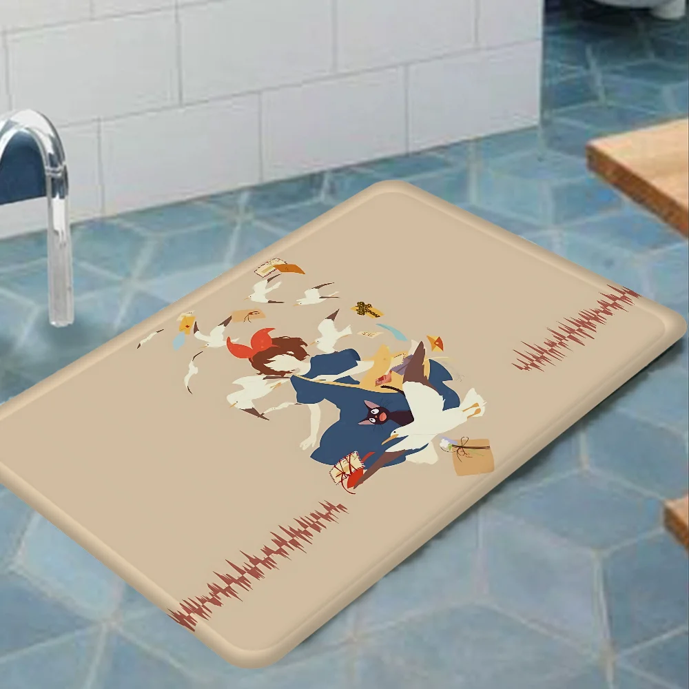 Navak Carpet KiKi Jiji Cat Room Mats Nordic Style Home Doormat Bathroom-Toilet Mats Bedroom Hotel Decor Mat