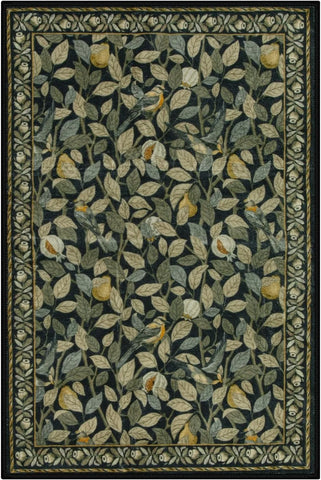 Navak Carpet Green Plant Retro Area Rug – Rutschfester, maschinenwaschbarer Wohnzimmerteppich, weiche, große Bodenmatte für die Heimdekoration im Schlafzimmer
