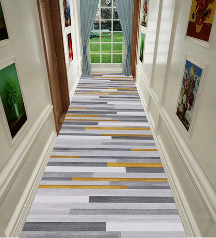 Navak Teppich Nordische Moderne Villa Langer Korridor Teppichläufer Flur Durchgang Haus Große Teppiche Treppe Bequeme Langlebige Waschbare Bodenmatte