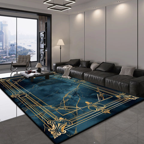 Navak Teppich Nordischer Luxusteppich Wohnzimmerdekoration Lounge Couchtische Rutschfeste große Teppiche 200x300 Faltbare weiche Matten für Schlafzimmer und Nachttische
