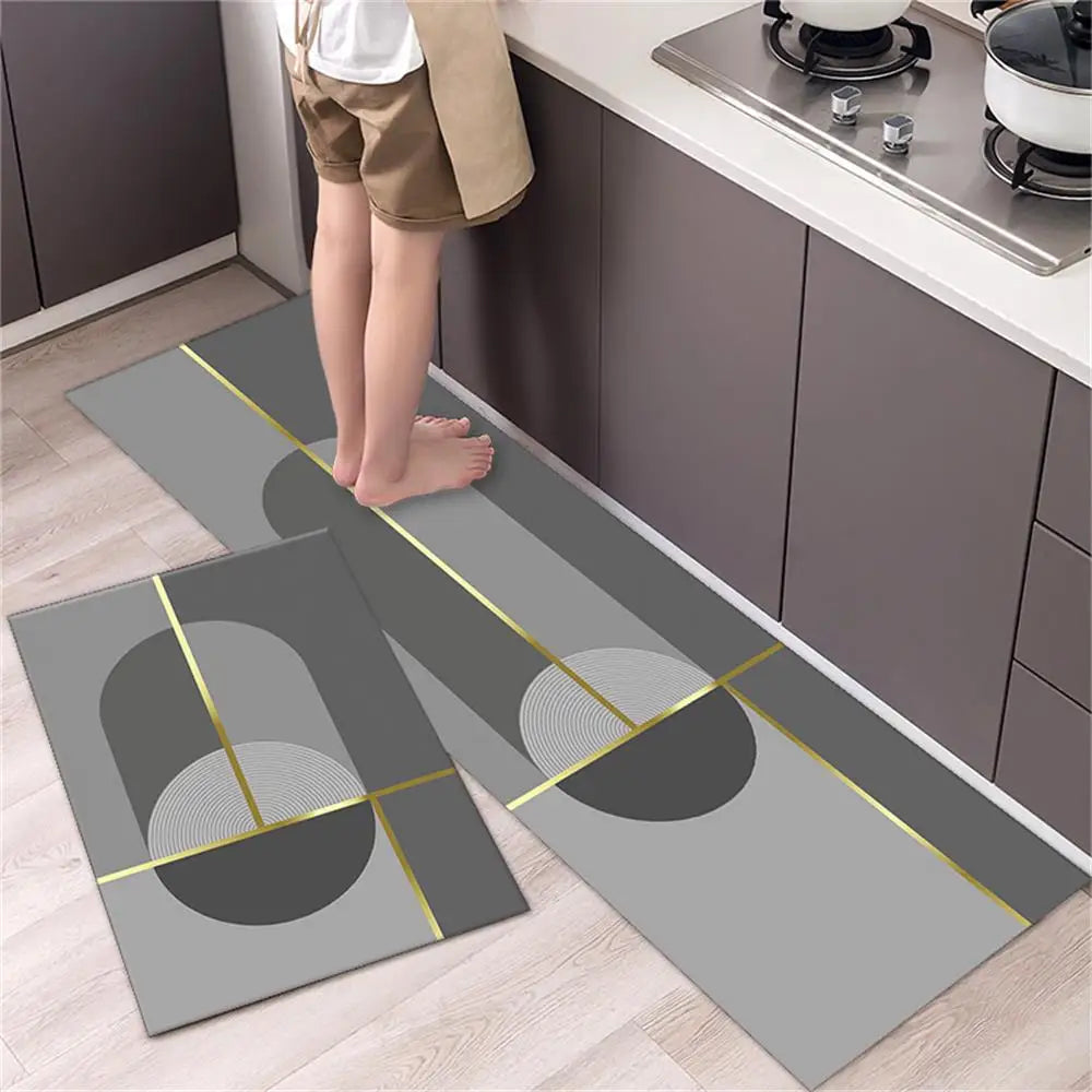 Navak Teppich, Küchenteppichmatten für Boden, Schlafzimmer, Wohnzimmer, langer Nachttisch, weicher, waschbarer Teppich, rutschfeste Fußmatte für Badezimmer, Eingang