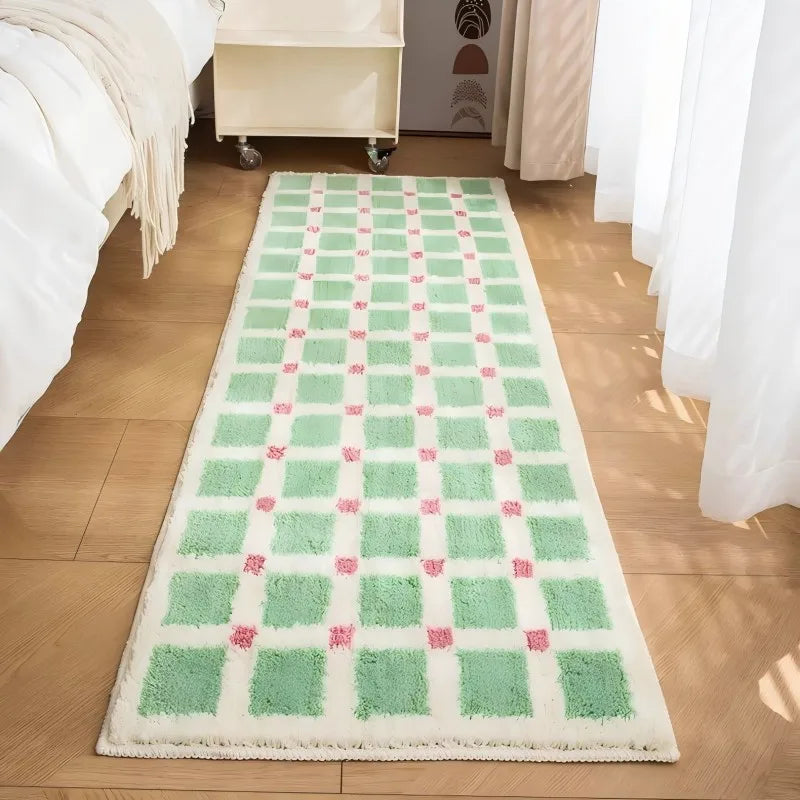 Navak Carpet Exklusiver Picksins Frischer Kaschmir-Imitat-Teppich, Isolierung, pflegeleicht, Schlafzimmer, Bettdecke, Garderobenteppich, Badezimmer-Fußmatte, Heimdekoration