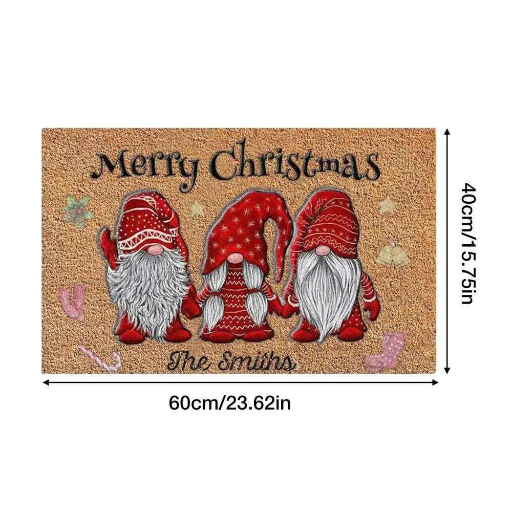 Navak Carpet Exclusive Picks Christmas Welcome Gnome Doormat Indoor Outdoor Entrance Carpet Home Decor Hallway Kitchen Living Room Floor Mat