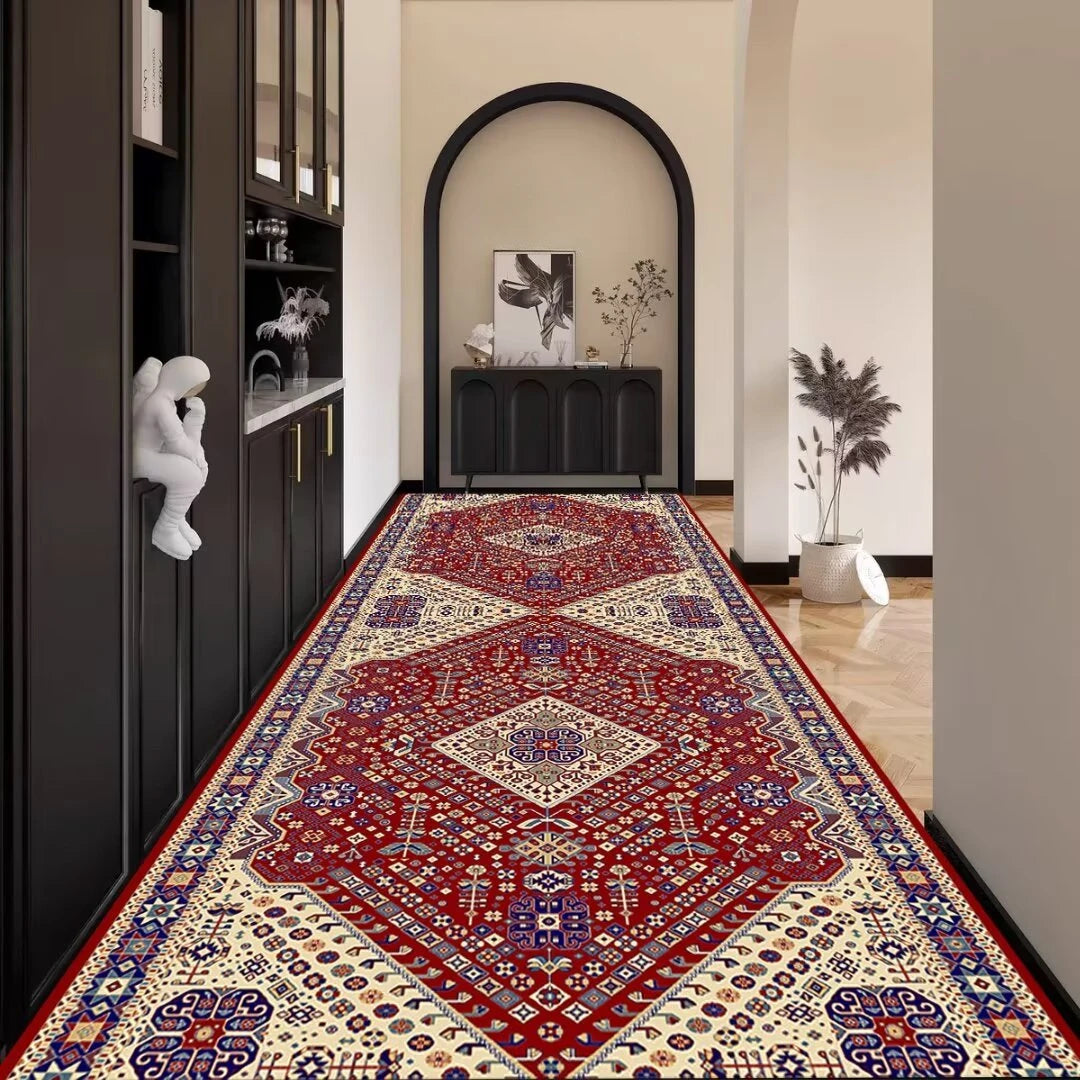 Navak Carpet Persian Corridor Carpet Retro Decoration Home Hall Passageway Runner Rug Non-slip Stairway Carpets Customizable Luxury Aisle Mat