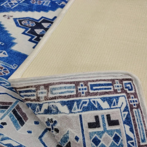 Navak Carpet Exclusive Picks Fußmatte für den Eingangsbereich, Bodenmatte mit Retro-Steinmuster, staubdichter und rutschfester Eingangsteppich, Willkommens-Bodenmatte