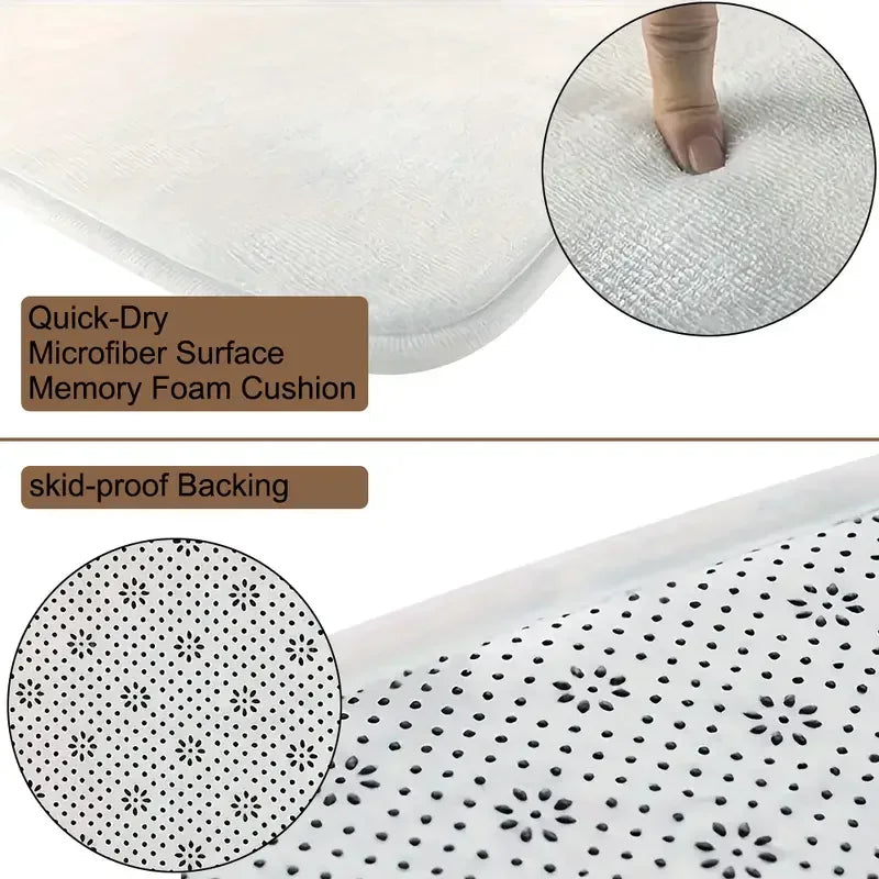 Navak Carpet Hochwertige Kokosnuss-Imitat-Fußmatte, rutschfeste, saugfähige Bodenmatte, Veranda, Outdoor-Willkommensmatte, Heimdekoration