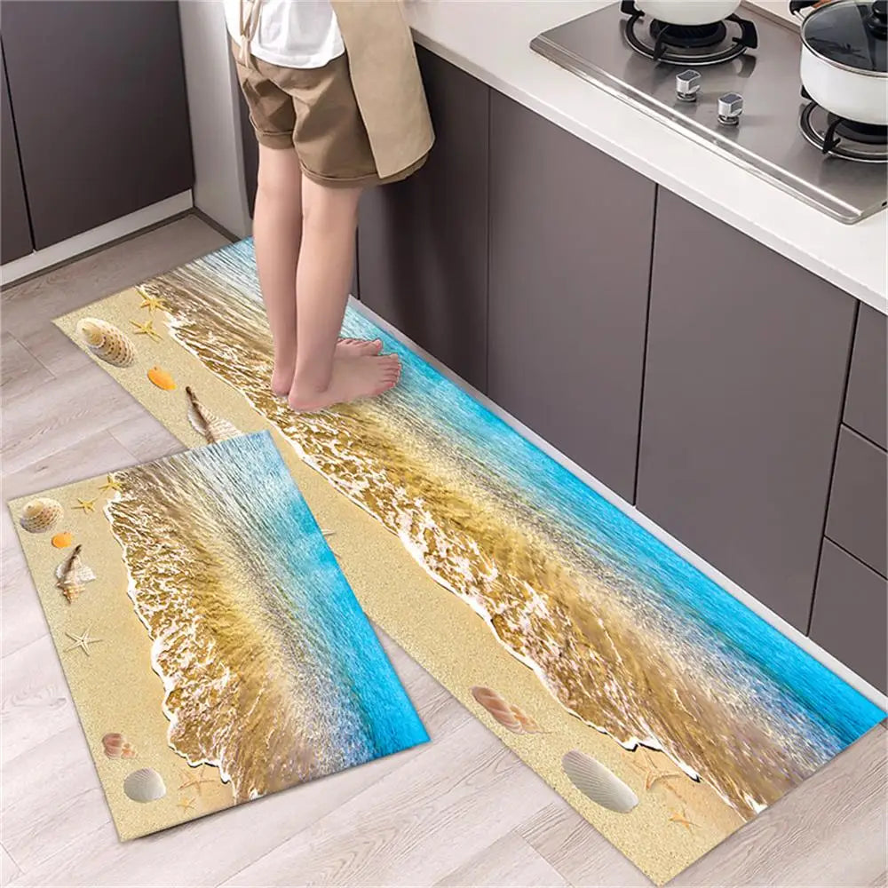 Navak Teppich, Küchenteppichmatten für Boden, Schlafzimmer, Wohnzimmer, langer Nachttisch, weicher, waschbarer Teppich, rutschfeste Fußmatte für Badezimmer, Eingang