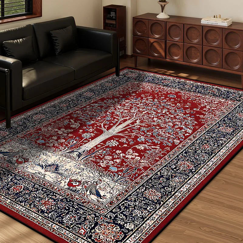 Navak-Teppich im persischen Stil, Retro-Dekoration, für Zuhause, Wohnzimmer, große Größe, rutschfeste Fußmatten für den Eingangsbereich, leicht zu reinigen, weicher Schlafzimmerteppich