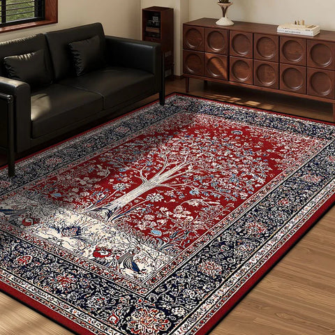 Navak-Teppich im persischen Stil, Retro-Dekoration, für Zuhause, Wohnzimmer, große Größe, rutschfeste Fußmatten für den Eingangsbereich, leicht zu reinigen, weicher Schlafzimmerteppich