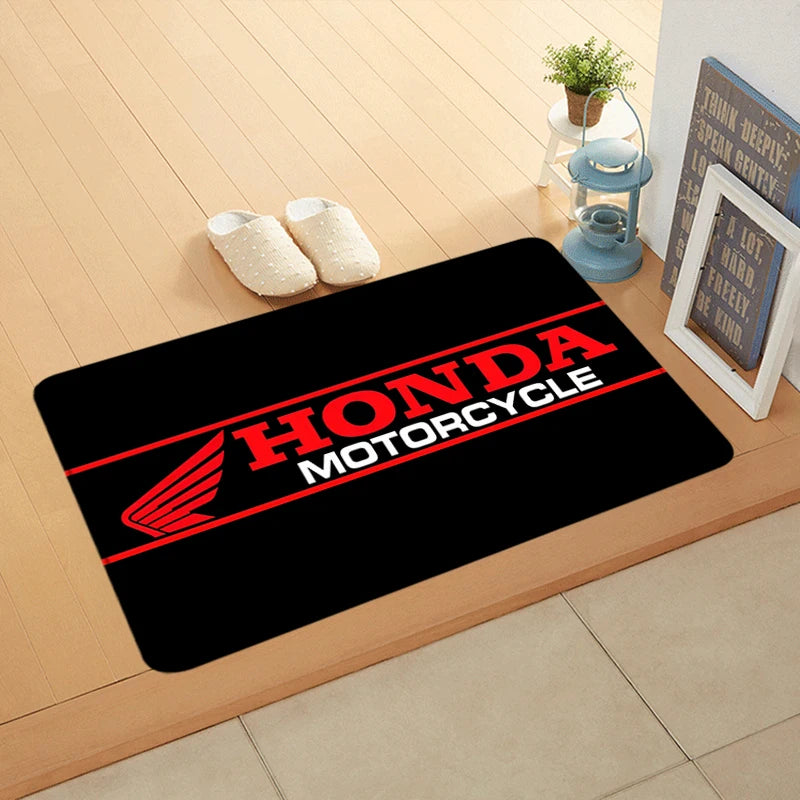 Navak Carpet Floor Mat Entrance Doormat Balcony Rugs Living Room Carpet HONDAs Racing Motorcycle Foot Mats Bath Rug Non-slip House Decoration