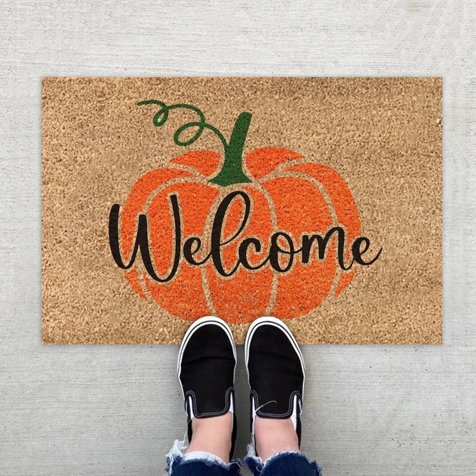 Navak Carpet Daily Picks DISNEY Sofa Herbst Willkommen Teppich Tür Kürbis Boden Herbst Jahreszeitliche Matte Thanksgiving Halloween Indoor Fuzzy Teppiche Dekorieren