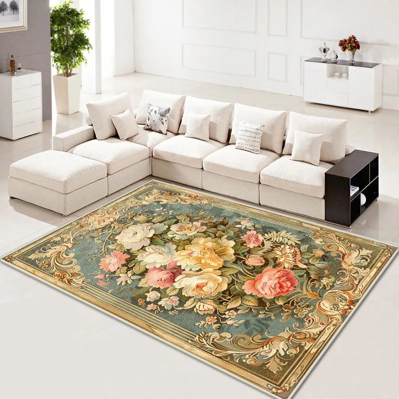 Navak Teppich, luxuriöser Wohnzimmerteppich, nordischer Stil, Retro-Dekoration, für Zuhause, Sofabereich, große Teppiche, Schlafzimmer, Nachttisch, rutschfeste, weiche Bodenmatten, Ковер