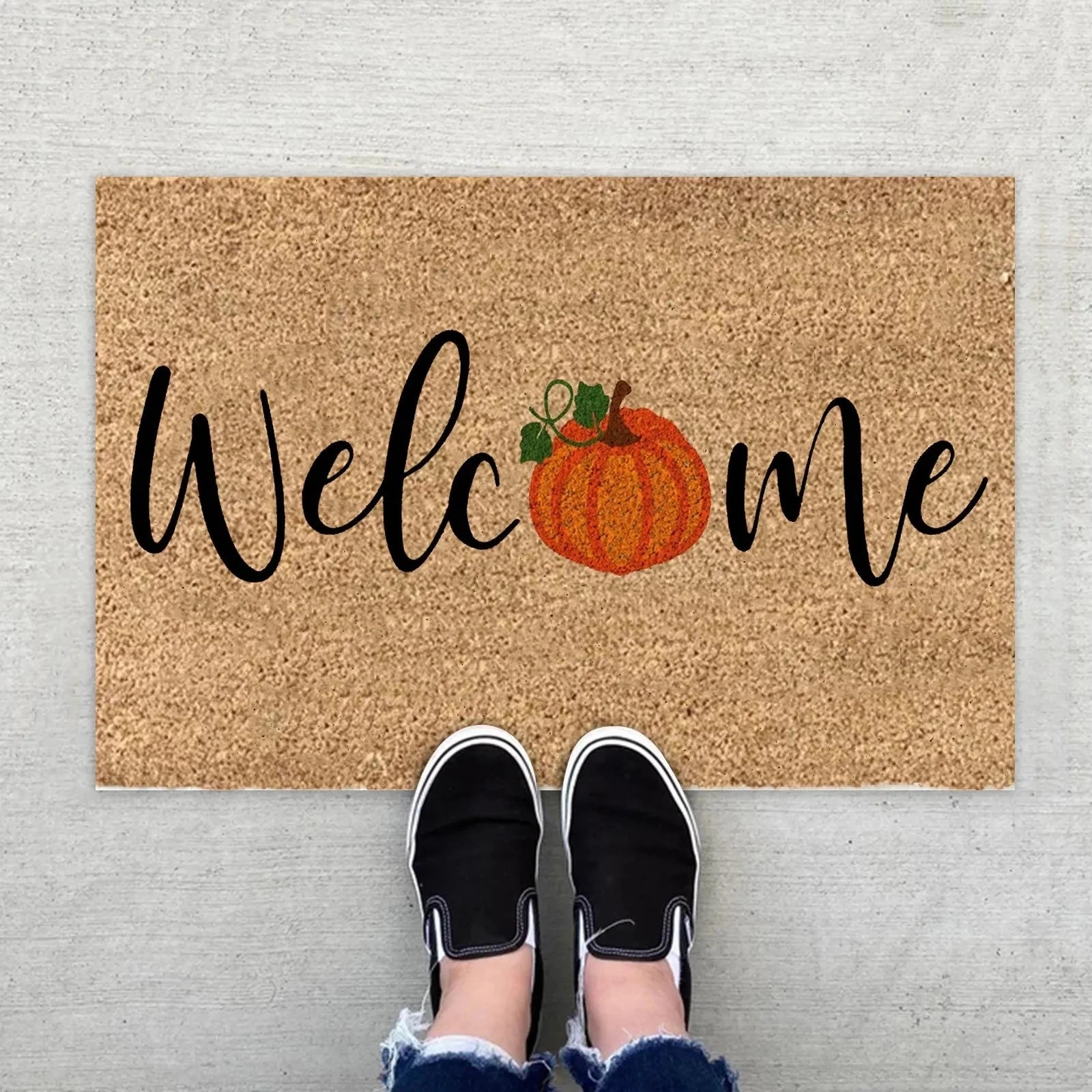 Navak Carpet Daily Picks DISNEY Sofa Herbst Willkommen Teppich Tür Kürbis Boden Herbst Jahreszeitliche Matte Thanksgiving Halloween Indoor Fuzzy Teppiche Dekorieren
