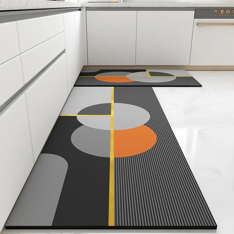 Navak Teppich, Küchenbodenmatte, PVC-Leder, wasserdichter Teppich, Heimdekoration, rutschfeste Fußmatten, Bereich, langer Teppich, Alfombra De Cocina, Alfombra, PVC