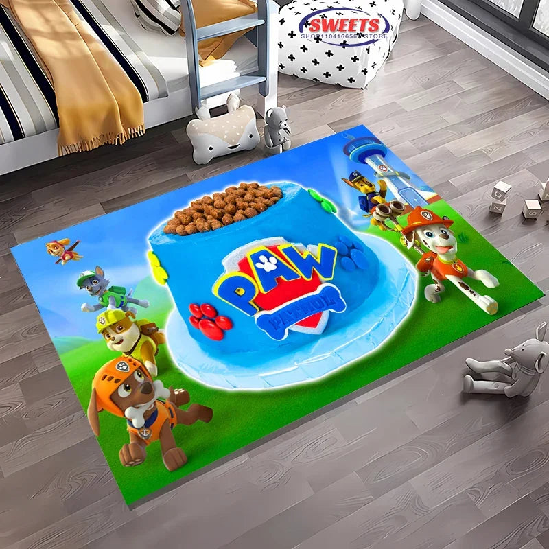 Navak Carpet 3D Neuankömmling Niedlicher Hunde-Cartoon-Teppich, Teppich für Wohnzimmer, Kinderzimmer, Schlafzimmer, Sofa, Küche, Fußmatte, Dekor, rutschfeste Bodenmatte für Kinder