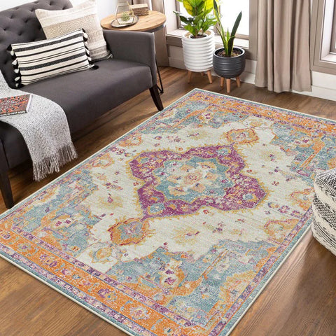 Navak Carpet Bohemian Persian Style Carpet for Living Room Retro Decoration Soft Bedroom Cloakroom Rugs Non-slip Entrance Door Mat Washable