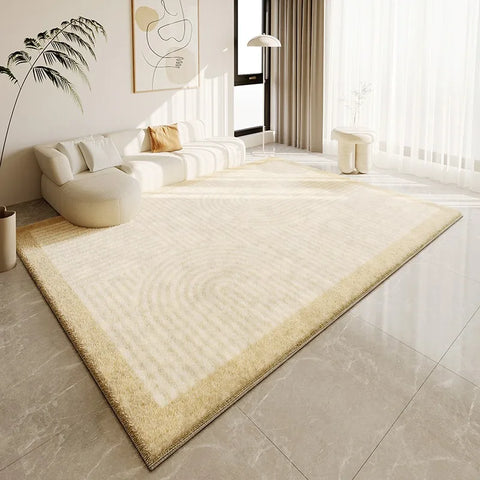 Navak Teppich Wohnzimmerteppich Große Schlafzimmerteppiche Nachttischmatte Weicher, flauschiger, minimalistischer Luxus-High-End-Heimdekorationsteppich