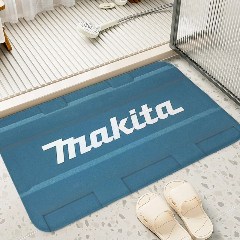 Navak Teppich Badezimmer Fußmatte Rutschfest T-Makitas Eingangstür Fußmatte Rutschfester Balkon Schlafzimmer Teppich Küche Flur Korridor Teppich