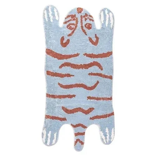Navak Teppich Teppich für Wohnzimmer Tiger Leopard Print Plüsch Schlafzimmer Nacht Matten Hause Dekoration Cartoon Flauschigen Teppiche Ковер Tapis Tapete 러그