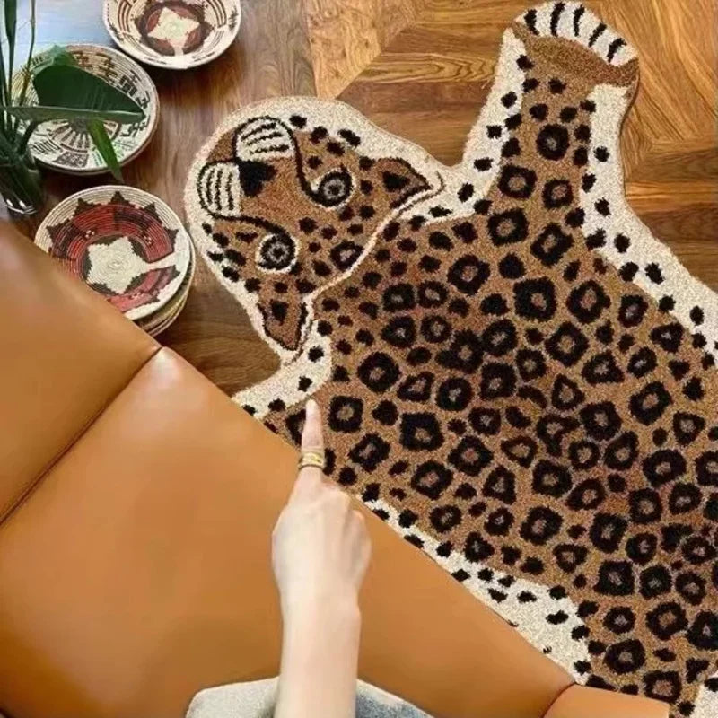 Navak Carpet Exclusive Picks Verbessertes Material Kreativer süßer Tier-Nachtvorleger Wohnzimmer Schlafzimmer Küche Badezimmer Rutschfester Teppich Teppichmatte
