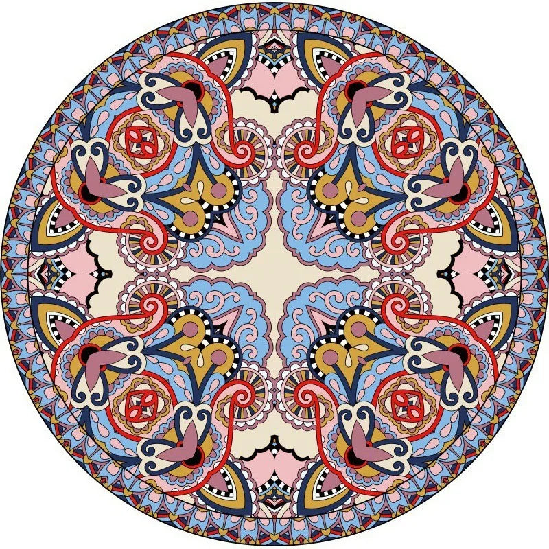 Navak Carpet Ethnic Retro Persian Bohemian Carpet Washroom Floor Mat Living Room Carpet Rug for Bed Room Living Room Decoration