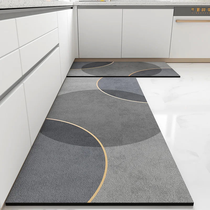 Navak Teppich, Küchenbodenmatte, PVC-Leder, wasserdichter Teppich, Heimdekoration, rutschfeste Fußmatten, Bereich, langer Teppich, Alfombra De Cocina, Alfombra, PVC