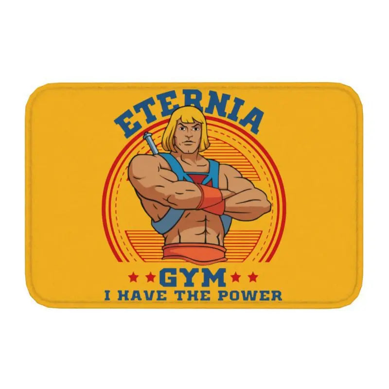 Navak Teppich-Falltür, Masters of the Universe, Fußmatte, rutschfest, für Bad und Küche, He Man, Willkommen, Garagentür, Boden, Eingangsbereich, Teppich
