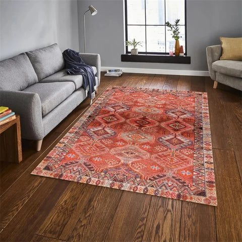 Navak Carpet Traditional Oriental Area Rug Geometric Distressed Living Room Kitchen Dining Area Rugs Ethnic Soft Bedroom Rugs Kitchen Rugs