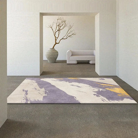 Navak Teppich Japanischer Wabi-Sabi Wohnzimmerteppich Moderne nordische Freizeitmatte Schlafzimmerdekor Teppiche für Schlafzimmer Moderne Heimdekoration