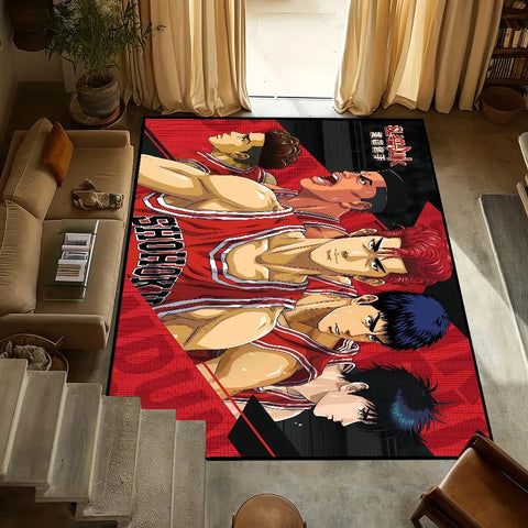 Navak Teppich kleiner Dunk Teppich Anti-Rutsch Küche Schlafzimmer Handgemacht Anime Tufted Teppich Teppich Slam Wohnzimmer Eingang Dekoration