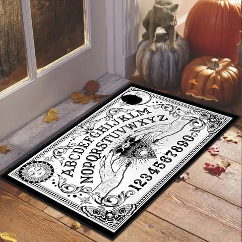 Navak Carpet Scandinavian Gothic Skeleton Floor Mat Entrance Outdoor Rug Absorbent Dirty Resistant Carpet Doormat Machine Washable Bedroom