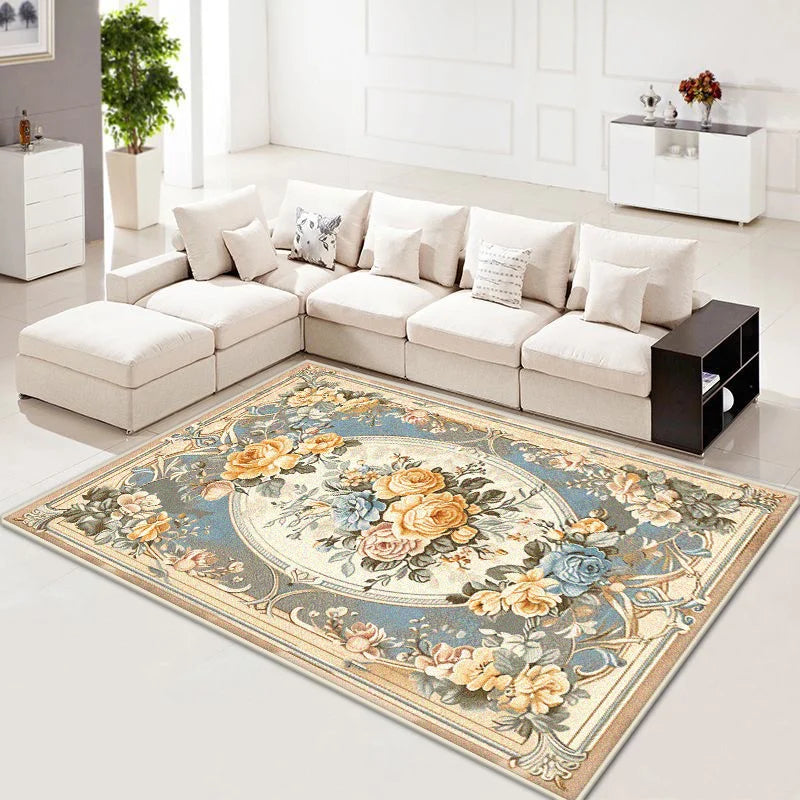Navak Teppich, luxuriöser Wohnzimmerteppich, nordischer Stil, Retro-Dekoration, für Zuhause, Sofabereich, große Teppiche, Schlafzimmer, Nachttisch, rutschfeste, weiche Bodenmatten, Ковер