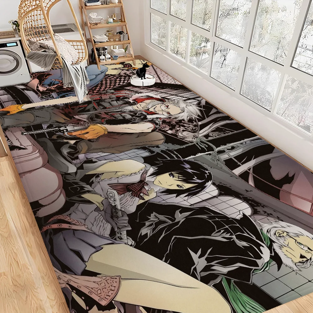 Navak Carpet Bungo Stray Dogs Zimmermatten Retro Multiple Choice Wohnzimmer Küchenteppich Rutschfester Willkommensteppich