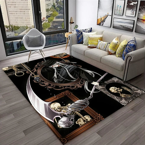 Navak Teppich, 3D-Anime, Black Butler, Cartoon-Teppich für Zuhause, Wohnzimmer, Schlafzimmer, Sofa, Fußmatte, Dekoration, Kinderspielbereich, rutschfeste Bodenmatte