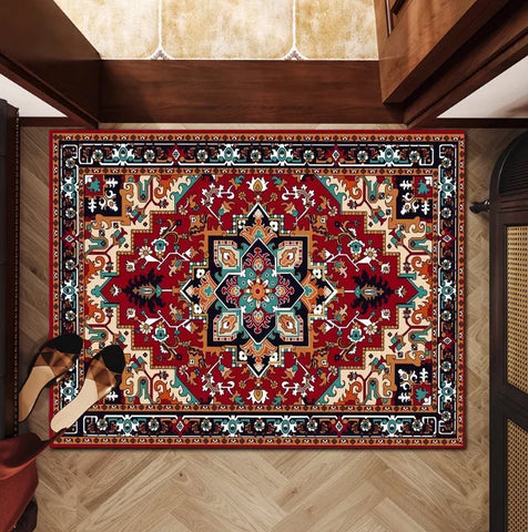 Navak Teppich im persischen Stil, Bodenmatte, Kinderzimmer, Schlafzimmer, Dekoration, Balkon, rutschfeste Fußmatte, Wohnzimmer, Willkommensteppich
