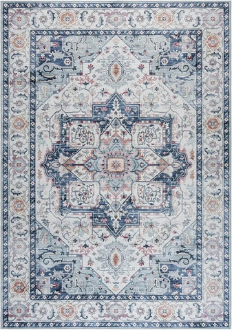 Navak Carpet Exclusive Picks Bohemian Style Loop-Pile Rug - Ultra-Thin, Stain-Resistant, Non-Slip Carpet for Living Room & Office, Soft Floor Mat