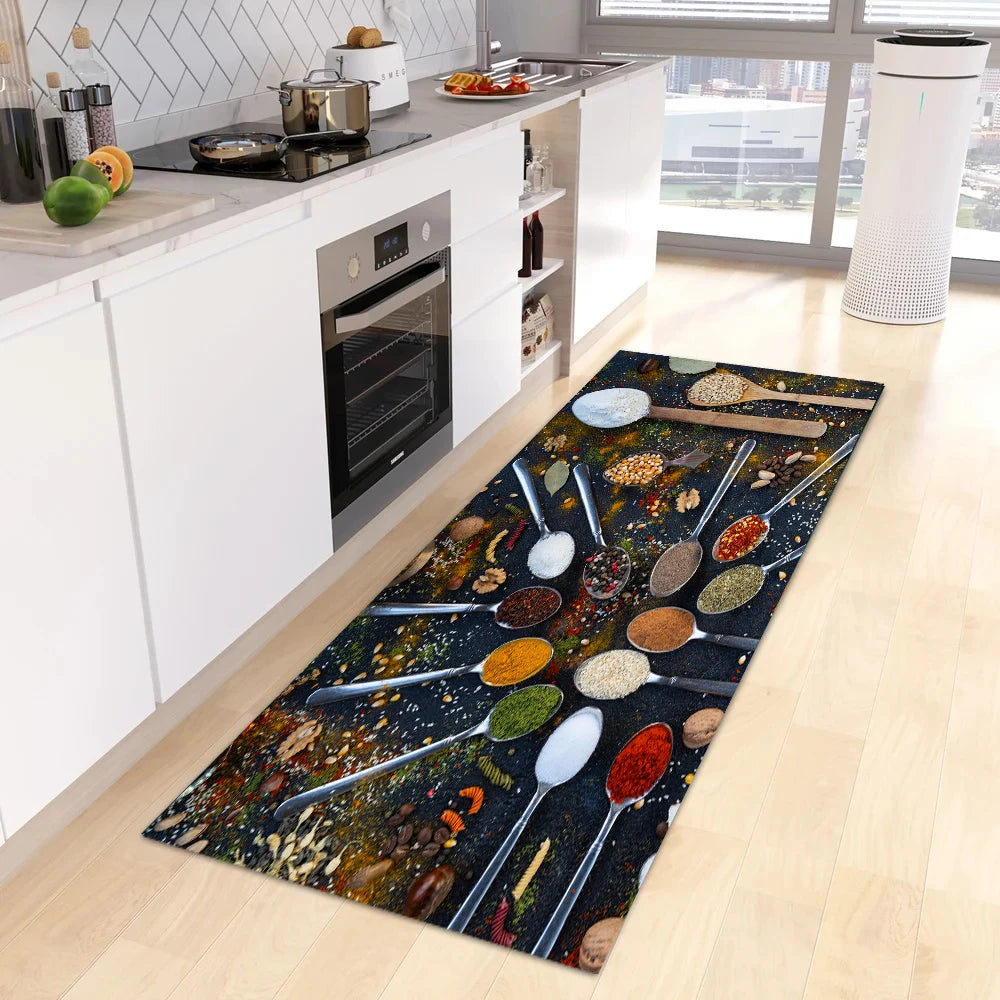 Navak Teppich, moderne Küchenmatte, Hauseingangs-Fußmatte, Flur, Schlafzimmer, Wohnzimmer, Dekoration, Bodenteppich, Balkon, Badezimmer, rutschfest, langer Teppich
