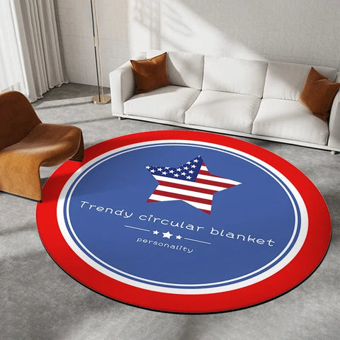 Navak Carpet Daily Picks Disney Captain America Rundmatte Wohnzimmer Sofa Teppich Teetisch Schlafzimmer Nachttisch Eingangstür Teppich Mode Home Dcor
