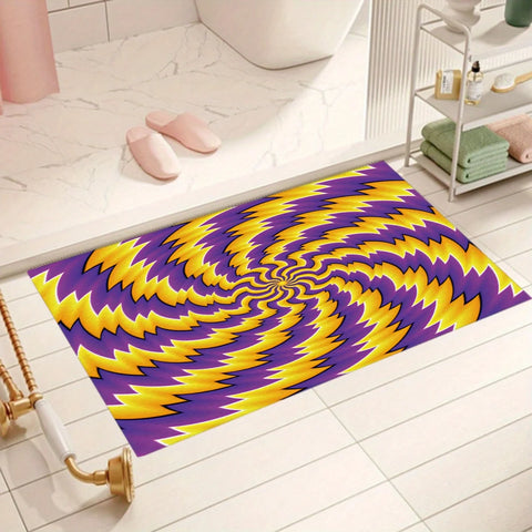 Navak Carpet 1PC 3d illusion pattern door mat, bedroom, living room dustproof carpet big size floor mat for home decoration