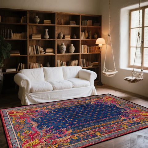 Navak Teppich, amerikanischer Stil, Retro-Dekoration, Teppich, Wohnzimmer, abstrakte Kunst, Schlafzimmer, leicht zu reinigen, Sofa-Teppich, Lounge, Couchtische, waschbare Matte