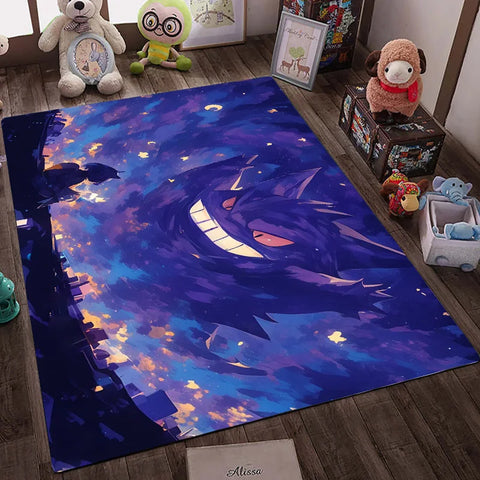 Navak Carpet Daily Picks Cartoon Anime Pokemon Teppich Bodenmatte Gengar Lucario Wohnzimmer Badezimmer Nachttisch Teppich Home Decor