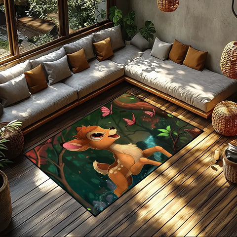 Navak Carpet Door bambi Disney Mat Anti-Slip Kitchen Bedroom Handmade Tufted Rug Carpet Living Room Daily Picks Entrance Decoration