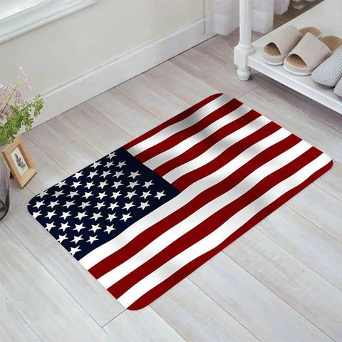 Navak Teppich Flagge der amerikanischen Bodenmatte Teppiche Zimmer Matten Teppiche Home Fußmatte Eingangstür Küche Teppich Balkon Fuß Teppich Badezimmer Badehaus